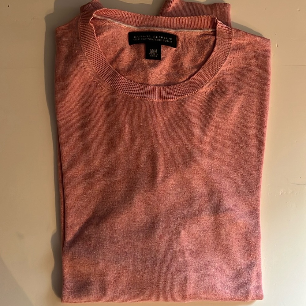 Sweater silk cotton banana republic